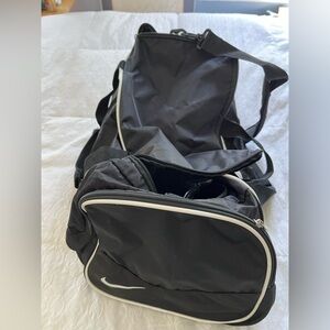 Nike Black Sports Duffel Bag